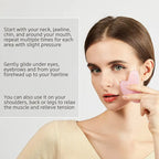 Rose Quartz Gua Sha Roller Set