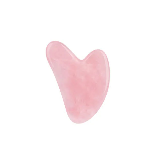 Rose Quartz Gua Sha Roller Set