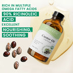 Organic Cold Pressed Castor Oil